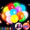 Light Up Balloons, 8 Colors Glow in the Dark Balloons, 40 Pack Glow Party Supplies, Perfect for Birthday, Easter Party and Wedding Decorations